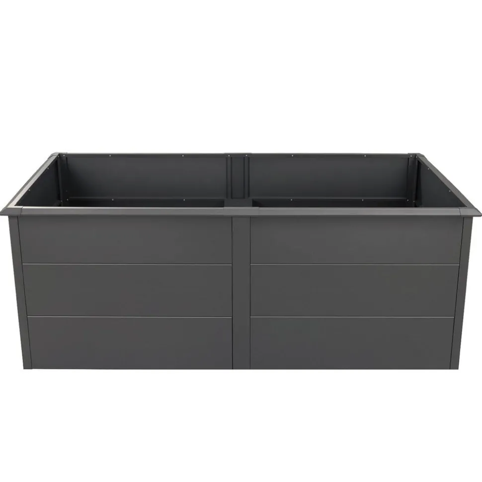 Hochbeet 'Primus XL' anthrazit 200 x 77 x 100 cm