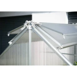 Hochbeet 'Store & Grow' Metall anthrazit 120 x 120 x 169 cm