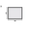 Hochbeet terragrau Fichte 98 x 65 x 64 cm, 260 l