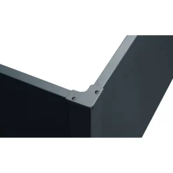 Hochbeet 'Twin-Wall' anthrazit 200 x 76 x 100 cm