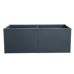 Hochbeet 'Twin-Wall' anthrazit 200 x 76 x 100 cm