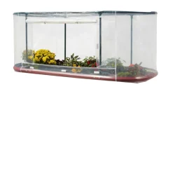 Hochbeet-Abdeckung 'Pergart' 165 x 105 x 76 cm transparent