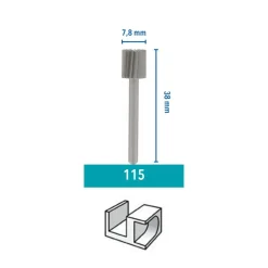Hochgeschwindigkeitsfräsmesser Ø 7,8 mm