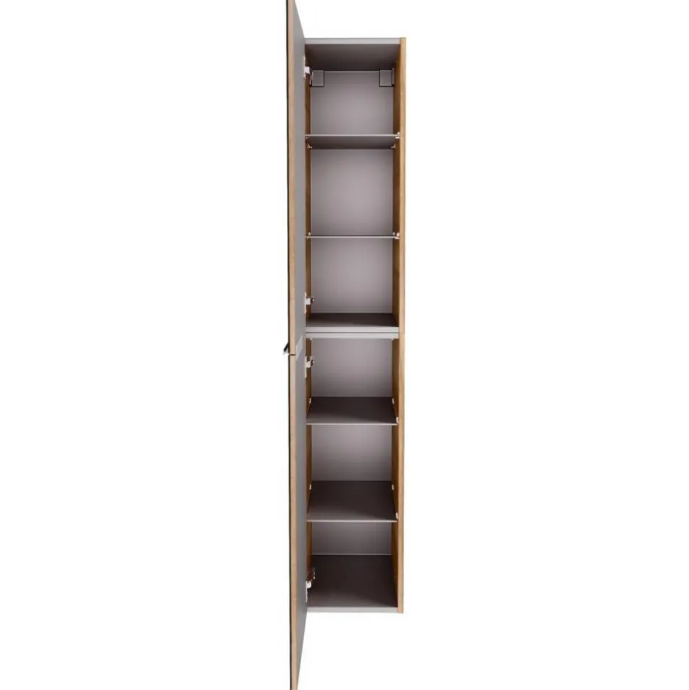 Hochschrank 'B.Brillant' anthrazit glänzend 30 x 162 x 31,9 cm