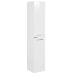 Hochschrank 'B.Clever' weiß glänzend 30 x 159 x 32 cm