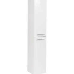 Hochschrank 'B.Perfekt' weiß glänzend 30 x 158,8 x 31,8 cm