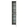 Hochschrank 'B.Style' braun, weiß glänzend 30 x 162 x 31,6 cm rechts