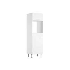 Hochschrank für Backofen und Kühlschrank 'Optikomfort Bengt932' weiß 60 x 211,8 x 58,4 cm