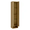 Hochschrank 'Natura' braun matt 38 x 166,5 x 32 cm rechts