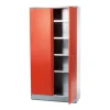 Hochschrank rot