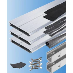 Hochwasserschutz-Kit Standard Aluminium 1,2 x 0,6 m