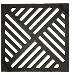 Hofablauf-Rost Gusseisen 25 x 25 cm