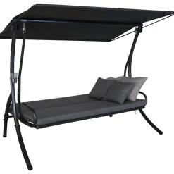 Hollywoodschaukel 'Elegance Smart' 3-Sitzer grau 210 x 210 x 145 cm