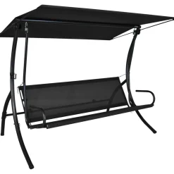 Hollywoodschaukel 'Elegance Smart' 3-Sitzer grau 210 x 210 x 145 cm