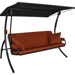 Hollywoodschaukel 'Elegance Joy' 3-Sitzer terrakotta 210 x 160 x 145 cm