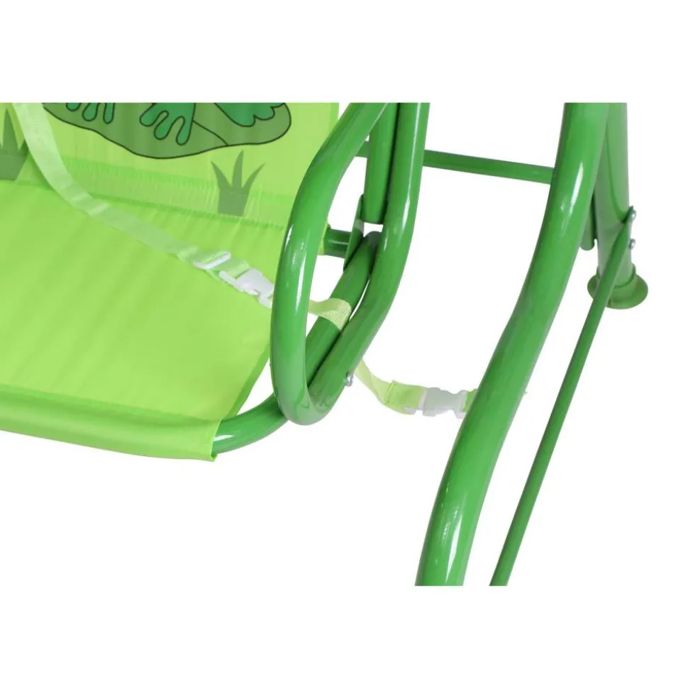 Hollywoodschaukel für Kinder 'Froggy' grün 75 x 115 x 118 cm