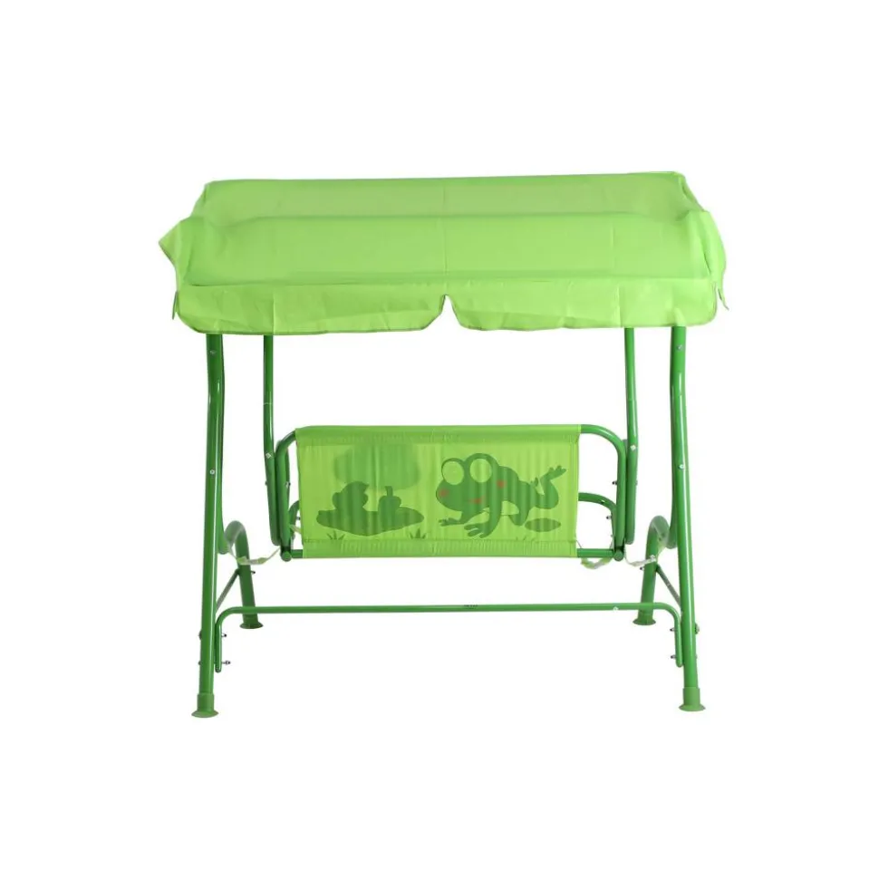 Hollywoodschaukel für Kinder 'Froggy' grün 75 x 115 x 118 cm