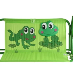 Hollywoodschaukel für Kinder 'Froggy' grün 75 x 115 x 118 cm