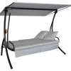 Hollywoodschaukel 'Loft Sun' 3-Sitzer beige 210 x 160 x 145 cm