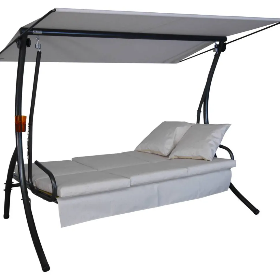Hollywoodschaukel 'Loft Sun' 3-Sitzer beige 210 x 160 x 145 cm