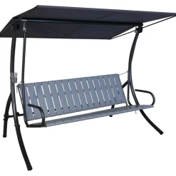 Hollywoodschaukel 'Loft Sun' 3-Sitzer taupe 210 x 160 x 145 cm
