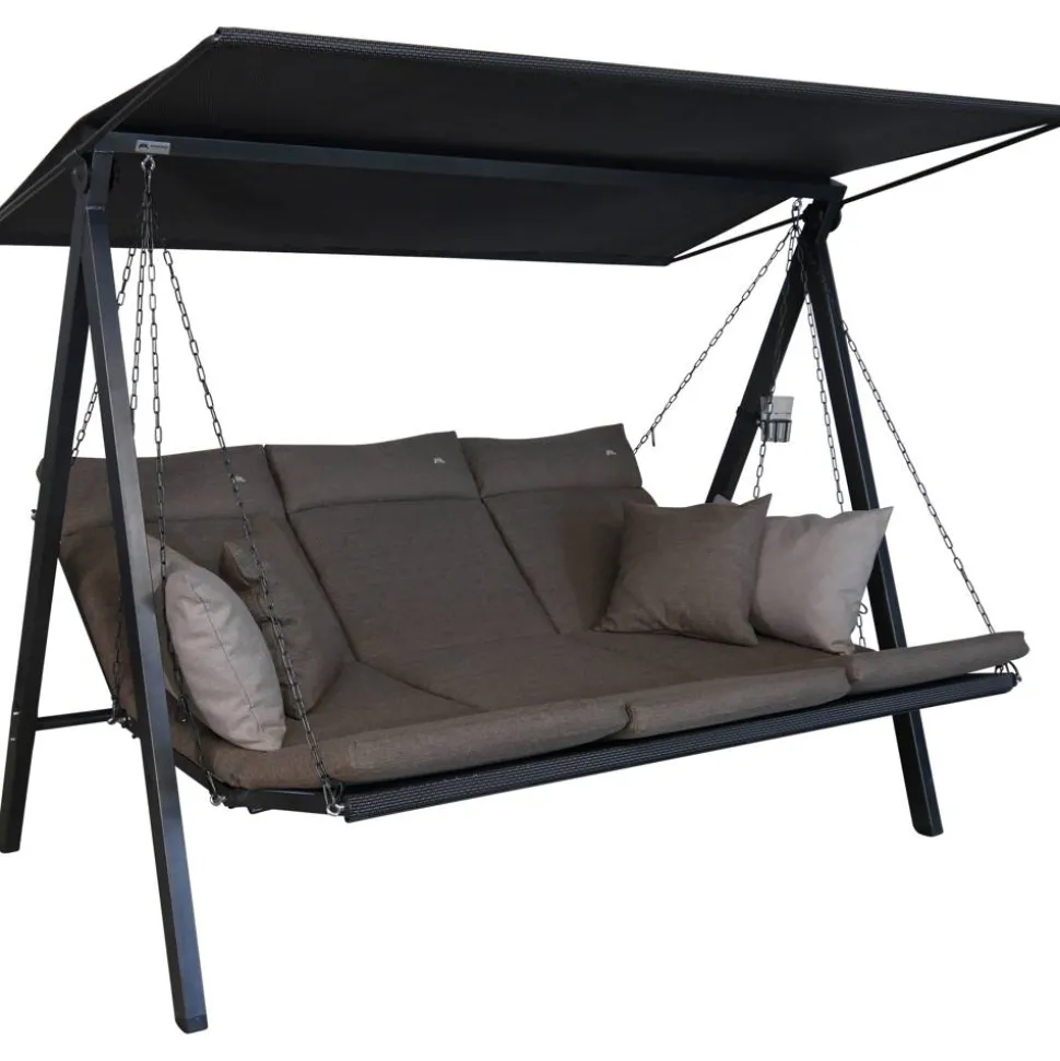 Hollywoodschaukel 'Lounge Smart' 3-Sitzer grün 210 x 160 x 145 cm