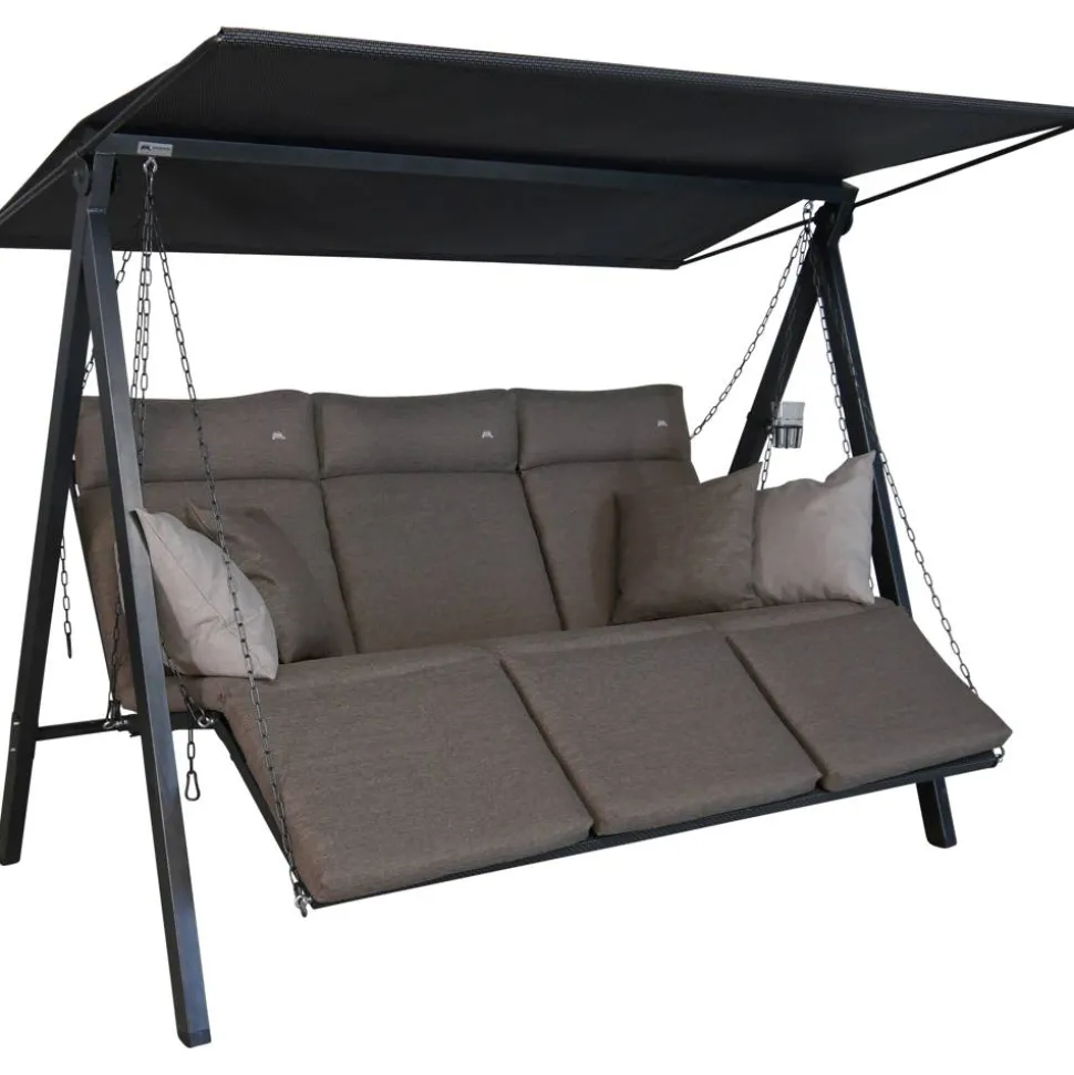 Hollywoodschaukel 'Lounge Smart' 3-Sitzer grün 210 x 160 x 145 cm