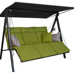 Hollywoodschaukel 'Lounge Smart' 3-Sitzer grün 210 x 160 x 145 cm