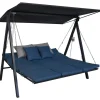 Hollywoodschaukel 'Lounge Smart' 3-Sitzer blau 210 x 160 x 145 cm