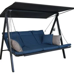 Hollywoodschaukel 'Lounge Smart' 3-Sitzer blau 210 x 160 x 145 cm