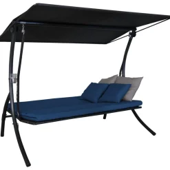 Hollywoodschaukel 'Motion Smart' 3-Sitzer blau 210 x 160 x 145 cm