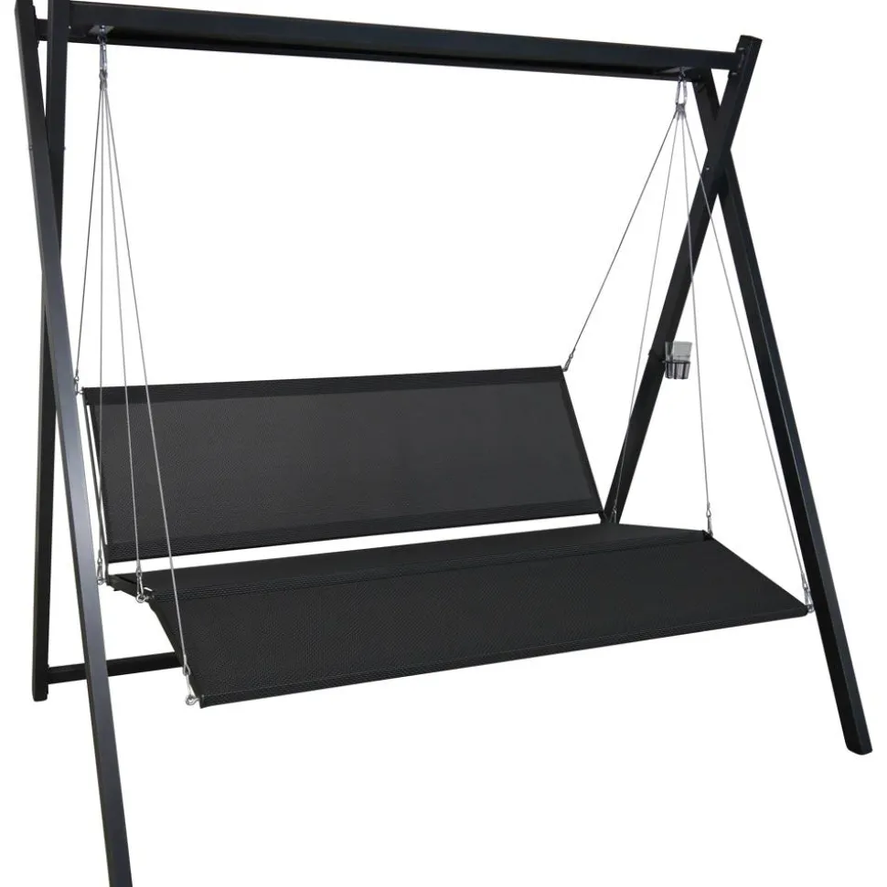 Hollywoodschaukel 'Relax Smart' 3-Sitzer grau 220 x 210 x 150 cm
