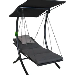 Hollywoodschaukel 'Swing' 1-Sitzer grau 100 x 160 x 145 cm