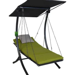 Hollywoodschaukel 'Swing' 1-Sitzer grün 100 x 210 x 145 cm