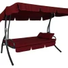 Hollywoodschaukel 'Trend Fun' 3-Sitzer bordeaux 210 x 160 x 145 cm