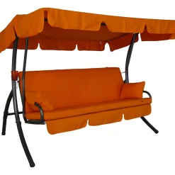 Hollywoodschaukel 'Trend Fun' 3-Sitzer orange 210 x 160 x 145 cm
