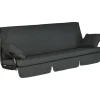 Hollywoodschaukel-Auflage 'Trend' grau 178 x 54 x 9 cm