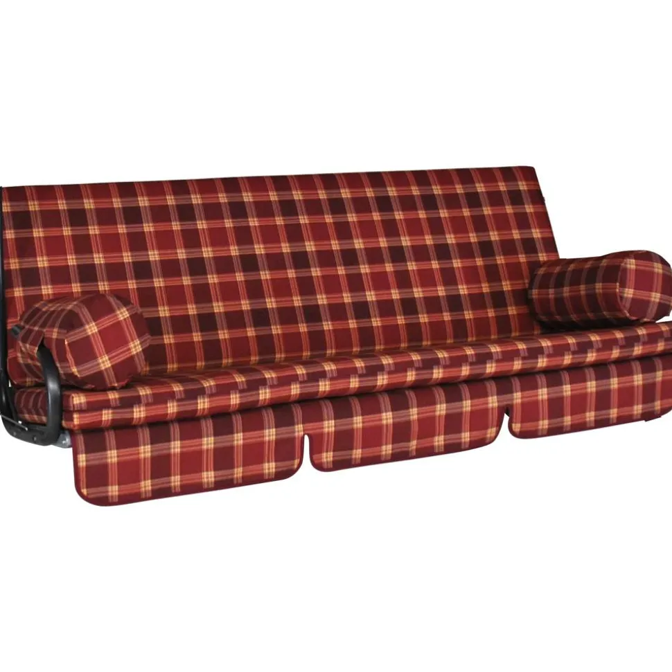 Hollywoodschaukel-Auflage 'Trend Rio' bordeaux 178 x 54 x 9 cm