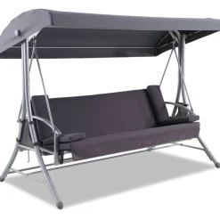 Hollywoodschaukel 'Sophia' 3-Sitzer anthrazit 240 x 174 x 120 cm