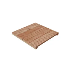 Holzfliese Douglasie braun 600 x 600 x 49 mm