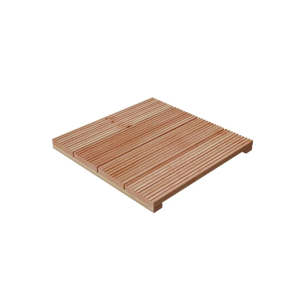 Holzfliese Douglasie braun 600 x 600 x 49 mm