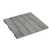 Holzfliese Nadelholz grau 500 x 500 x 31 mm