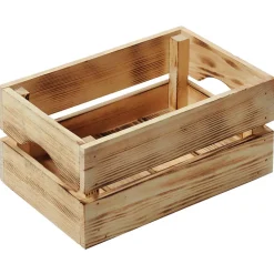 Holzkiste Kiefer FSC® geflammt 30 x 20 x 15 cm