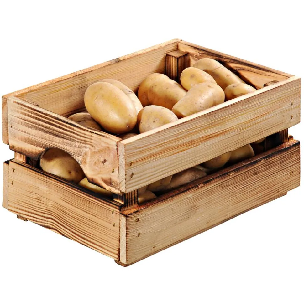 Holzkiste Kiefer FSC® geflammt 30 x 20 x 15 cm