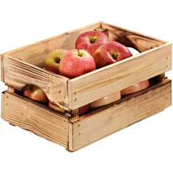 Holzkiste Kiefer FSC® geflammt 30 x 20 x 15 cm