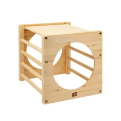 Holz-Kletterwürfel 'Active Tots' natur 52 x 60 x 52 cm