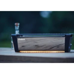 Holzkohlegrill 'Aurora' schwarz 47 x 13,5 x 26 cm