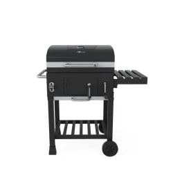 Holzkohlegrill 'Calgary' schwarz 102 x 104 x 67 cm