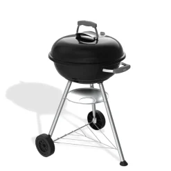 Holzkohlegrill 'Compact Kettle' schwarz 54 x 54 x 88 cm