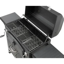 Holzkohlegrill 'Grand Ontario' schwarz 154 x 131 x 68,5 cm